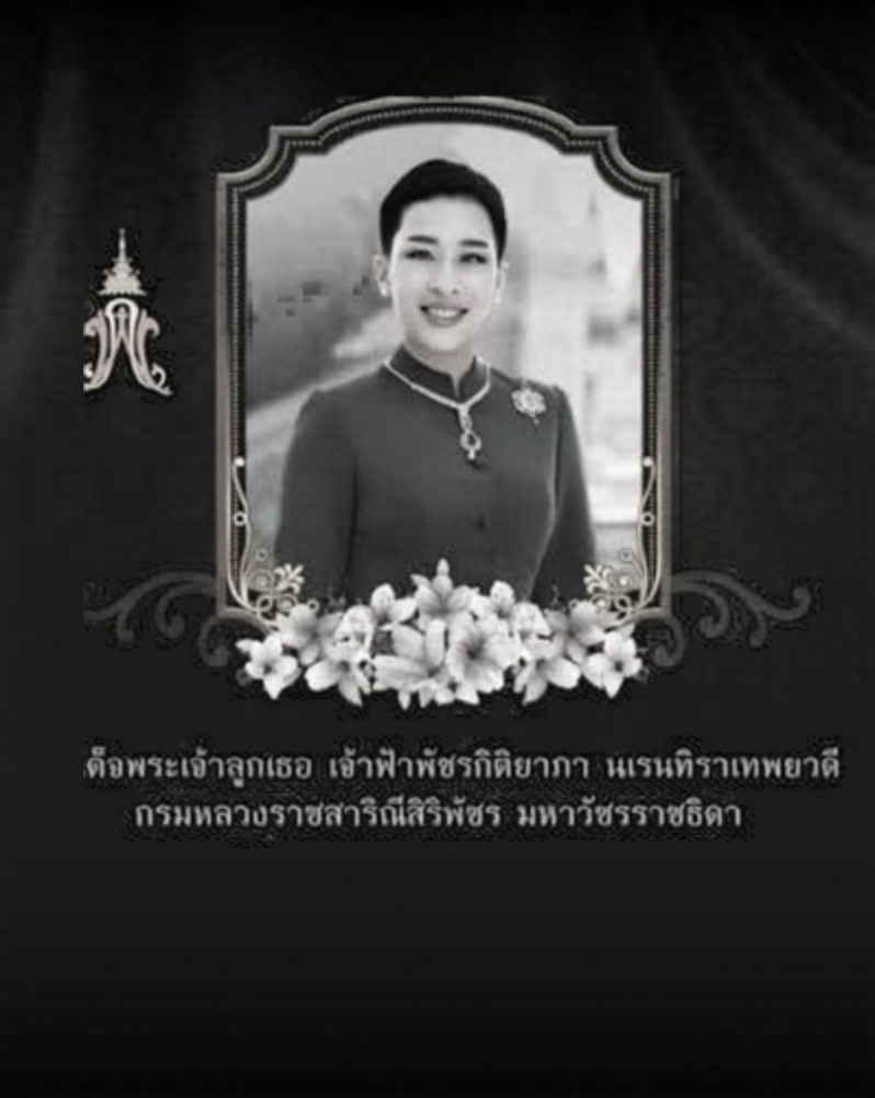 พระฉายาลักษณ์ สมเด็จพระเจ้าลูกเธอ เจ้าฟ้าพัชรกิติยาภาฯ
